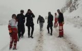 ارتفاع برف درکوهرنگ به ۴۰سانتی متر رسید/امدادرسانی به۹۰۰ نفر