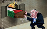 تهدید به مرگ هنرمند پرتغالی به دلیل کشیدن کاریکاتور نتانیاهو