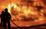 یکی از بیمارستان‌های بیماران کرونایی در روسیه آتش گرفت
