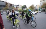 تقدیر از دوچرخه‌سواران منطقه ۳ در روز هوای پاک